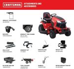 Craftsman T2200K 42-inch 20 HP Hydrostatic Gas Riding Lawn Mower - Image 7