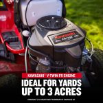 CRAFTSMAN T4400 | Riding Lawn Mower | 54-in Fabricated Deck | 24-HP Kawasaki V-Twin FR Engine | TURNTIGHT 5 in. Turning Radius - Image 9