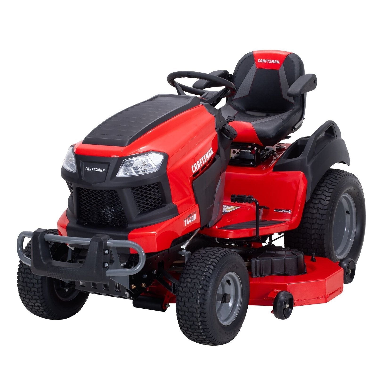 craftsman-t4400-riding-lawn-mower-54-in-fabricated-deck-24-hp-kawasaki-v-twin-fr-engine-turntight-5-in-turning-radius-4332804 CRAFTSMAN T4400 | Riding Lawn Mower | 54-in Fabricated Deck | 24-HP Kawasaki V-Twin FR Engine | TURNTIGHT 5 in. Turning Radius - Prioka