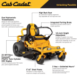 Cub Cadet Ultima ZT1 50″ Zero-Turn Riding Lawn Mower - Power, Precision 038; Comfort - Image 4