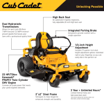Cub Cadet Ultima ZT1 50″ Zero-Turn Riding Lawn Mower — Power, Precision & Comfort - Image 2