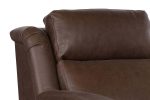 Dale Leather Power "WALL HUGGER" Pillow Back Living Room Reclining Chair - Image 9