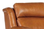 Dale Leather Power "WALL HUGGER" Pillow Back Living Room Reclining Chair - Image 15