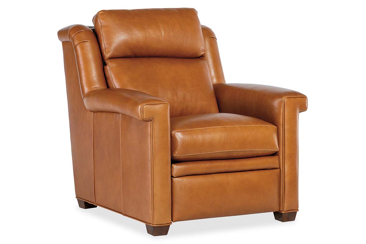 dale-leather-power-wall-hugger-pillow-back-living-room-reclining-chair-3955765 Dale Leather Power "WALL HUGGER" Pillow Back Living Room Reclining Chair - Image 1