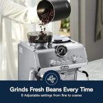 De’Longhi La Specialista Arte Evo Espresso Machine – Compact Cold Brew Coffee Maker with Grinder, Milk Steam Wand/Frother & Tamping Tools – Home Barista Kit for Lattes, Cappuccinos, Iced Coffees - Image 5