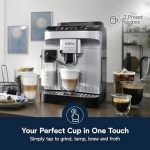 De’Longhi Magnifica Evo Automatic Espresso & Coffee Machine with Auto Milk Frother, Built-in Grinder & Auto-Clean Function – For Latte, Cappuccinos, Americano, Iced Coffee, ECAM29084SB , Silver - Image 5