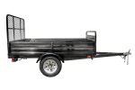 DK2 5-ft x 7-ft Steel Utility Trailer with Ramp Gate ( 1639-lb Capacity ) 2491711 - Prioka