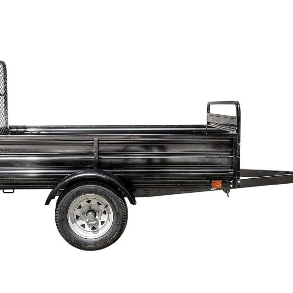 DK2 5-ft x 7-ft Steel Utility Trailer with Ramp Gate ( 1639-lb Capacity ) 2491711 - Prioka