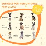 Dog Crate with Soft Washable Cushion, Lockable Front Door, for Small Medium Dogs, Oak - Image 4