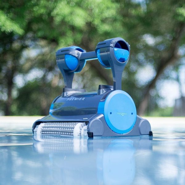 Dolphin Premier 2024 Robotic Pool Cleaner for In-Ground Pools up to 50 ft - Prioka