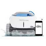 Dolphin Proteus DX5i Wi-Fi Robotic Pool Cleaner with Waterline Scrubber – For Pools up to 50 ft