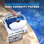 Dolphin Sigma Robotic Pool Cleaner (2024 Model) — Wi-Fi, App, Gyroscope, Weekly Timer, Waterline Cleaning & Massive Top-Loading Ultra-Fine and Standard Filters for In-Ground Swimming Pools up to 50ft - Image 6