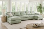 Donovan Leather Sofa With Chaise - Image 4