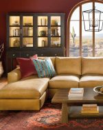 Donovan Leather Sofa With Chaise - Image 7