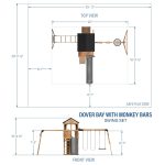 Dover Bay Swing Set with Monkey Bars - Image 8