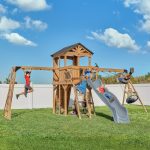 Dover Bay Swing Set with Monkey Bars - Prioka