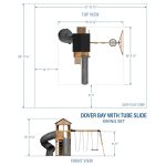 Dover Bay Swing Set with Tube Slide - Image 4
