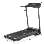 Electric Folding Treadmill, Adjustable Incline and Low Noise Design - Image 9