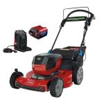 Flex-Force 60V Cordless 2-Tool Combo Kit 22 in. Recycler Walk Behind Lawn Mower & Leaf Blower w/Charger & Batteries - Image 6