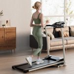 Folding Treadmill, Electric Running Machine with LED Display and Mobile Phone Holder - Image 6