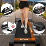 Folding Treadmill, Electric Running Machine with LED Display and Mobile Phone Holder - Image 9