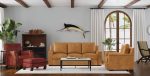 Franklin Leather Sofa - Image 5