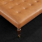 Fredric Leather Ottoman - Image 2