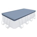 Funsicle 18' x 9' x 52" Oasis Rectangular Swimming Pool Set with 18' Cover - Image 2