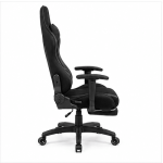 Gaming Chair with Adjustable Lumbar Support Breathable Fabric & Spring Cushioning - Image 2