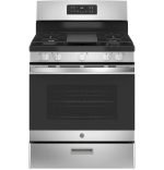 GE 30-Inch Freestanding Gas Range with 4.8 cu. ft. Oven Capacity and Sealed Cooktop Burners - Prioka