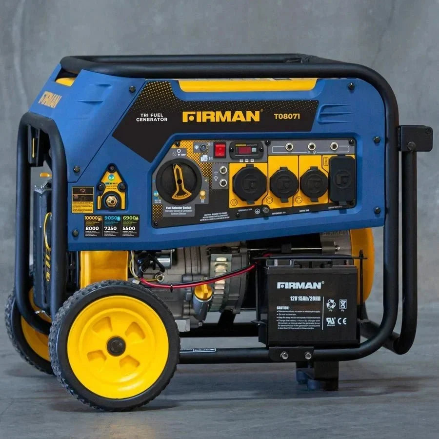 generator-8000w-10000w-tri-fuel-electric-start-120v240v-with-wheel-kits-2230704 Generator 8000W/ 10,000W Tri Fuel Electric Start 120V/240V with Wheel Kits, - Image 1
