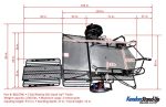 Go! Series Dual Rail Ride-Up Folding Motorcycle Trailer Discounted - Image 3