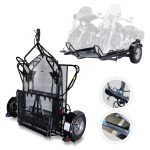 Go! Series Dual Rail Ride-Up Folding Motorcycle Trailer Discounted
