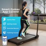 Goplus 2 in 1 Folding Treadmill, 300 LBS Capacity Walking Pad with Handle Bar, Under Desk Treadmill with Remote & APP Control - Image 7