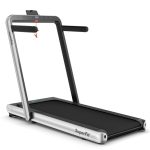 Goplus 2 in 1 Folding Treadmill, 4.75HP Superfit Under Desk Electric Treadmill with APP Control - Prioka