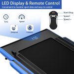 Goplus 2 in 1 Under Desk Treadmill, 2.25HP Superfit Folding Treadmills for Home Office w/Smart APP - Image 5