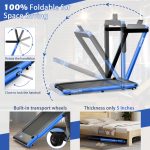Goplus 2 in 1 Under Desk Treadmill, 2.25HP Superfit Folding Treadmills for Home Office w/Smart APP - Image 7