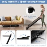Goplus 2 in 1 Under Desk Treadmill, 2.5HP Superfit Folding Treadmill with Touch Panel Control, Treadmills for Home Office - Image 6