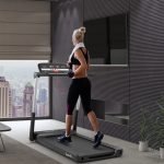 Goplus 2.25HP Folding Treadmill, Compact Superfit Treadmill with LED Display and APP Control - Image 8