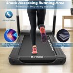 Goplus 2.25HP Folding Treadmill, Compact Superfit Treadmill with LED Display and APP Control - Image 9