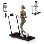 Goplus 3 in 1 Folding Treadmill, 2.5HP 340 LBS Capacity Walking Pad with Handle Bar - Prioka