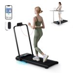 Goplus 3 in 1 Folding Treadmill, 2.5HP 340 LBS Capacity Walking Pad with Handle Bar - Prioka