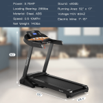 Goplus 3.75HP Folding Treadmill with Incline, Electric Superfit Treadmill w/App Control, 12 Preset & 3 Custom Programs - Image 6