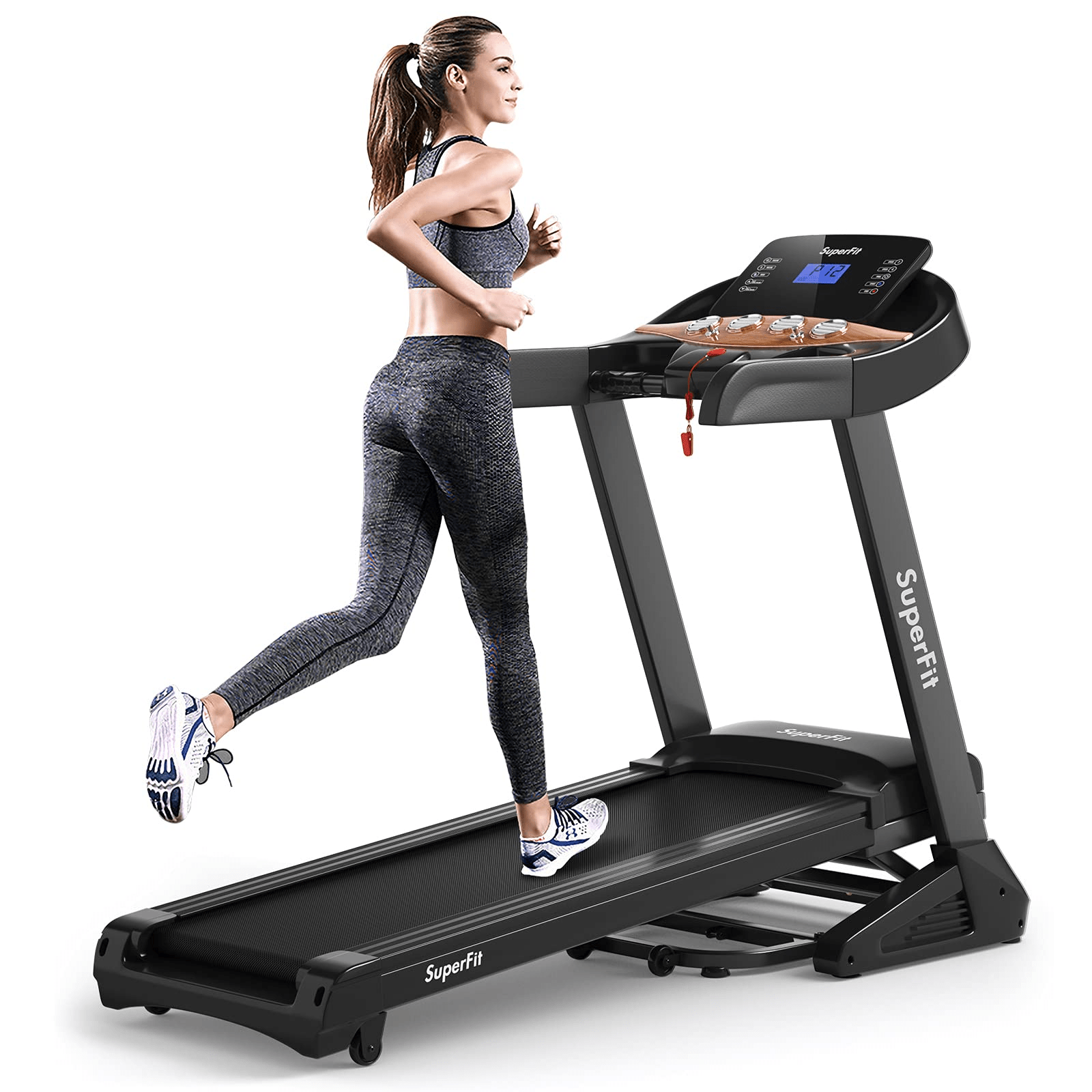 goplus-375hp-folding-treadmill-with-incline-electric-superfit-treadmill-wapp-control-12-preset-3-custom-programs-4891741 Goplus 3.75HP Folding Treadmill with Incline, Electric Superfit Treadmill w/App Control, 12 Preset & 3 Custom Programs - Image 1
