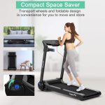 Goplus 3HP Electric Folding Treadmill, with APP Control, Bluetooth Speaker and HD Touch Screen - Image 6
