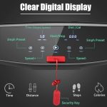 Goplus 3HP Electric Folding Treadmill, with APP Control, Bluetooth Speaker and HD Touch Screen - Image 3
