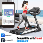 Goplus 4.75HP Folding Treadmill with 15% Auto Incline and APP, Commercial Heavy Duty Superfit Treadmill with 20 Preset Programs - Image 7