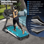 Goplus 4.75HP Folding Treadmill with 15% Auto Incline and APP, Commercial Heavy Duty Superfit Treadmill with 20 Preset Programs - Image 3