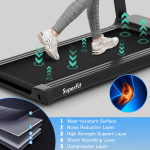 Goplus Heavy Duty Treadmill for Gym, Superfit Electric Treadmill with App Control - Image 6