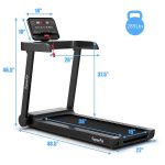 Goplus Heavy Duty Treadmill for Gym, Superfit Electric Treadmill with App Control - Image 8
